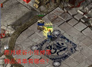 赤月峡谷小怪掉落物品清单有哪些? 赤月峡谷小怪掉落物品清单有哪些?