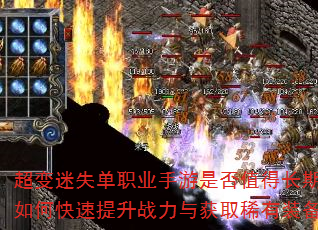 ������ʧ��ְҵ�����Ƿ�ֵ�ó����棿��ο�������ս�����ȡϡ��װ����