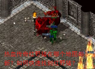 热血传奇红野猪在哪个地图刷新?如何快速找到红野猪? 热血传奇红野猪在哪个地图刷新?如何快速找到红野猪?