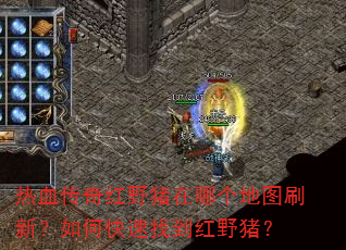 热血传奇红野猪在哪个地图刷新?如何快速找到红野猪? 热血传奇红野猪在哪个地图刷新?如何快速找到红野猪?