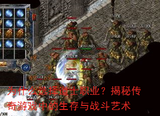 为什么选择道士职业?揭秘传奇游戏中的生存与战斗艺术 为什么选择道士职业?揭秘传奇游戏中的生存与战斗艺术