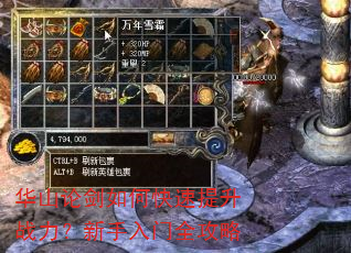 华山论剑如何快速提升战力?新手入门全攻略 华山论剑如何快速提升战力?新手入门全攻略