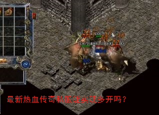 最新热血传奇私服能实现多开吗? 最新热血传奇私服能实现多开吗?