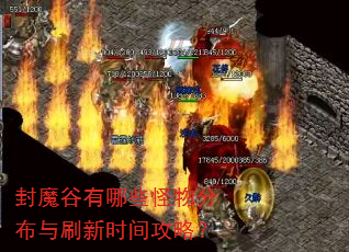 封魔谷有哪些怪物分布与刷新时间攻略? 封魔谷有哪些怪物分布与刷新时间攻略?