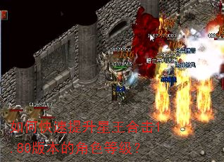 如何快速提升星王合击1.80版本的角色等级? 如何快速提升星王合击1.80版本的角色等级?