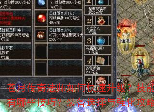 苍月传奇法师如何快速升级?技能搭配有哪些技巧?装备选择与强化攻略? 苍月传奇法师如何快速升级?技能搭配有哪些技巧?装备选择与强化攻略?